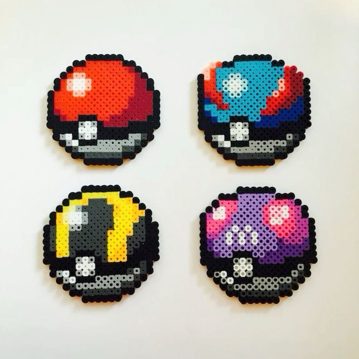 Poke Ball Perler Bead Random 4