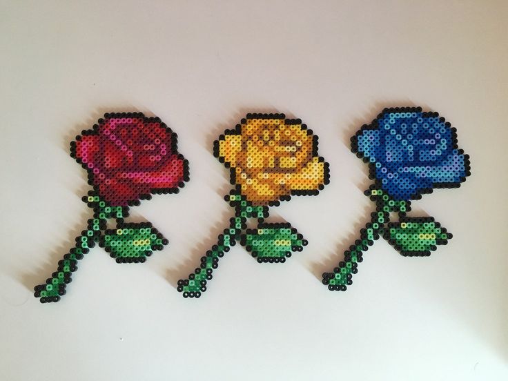 Rose Perler Bead Random 3