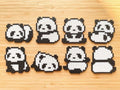 Random Panda Perler Bead  Random 8