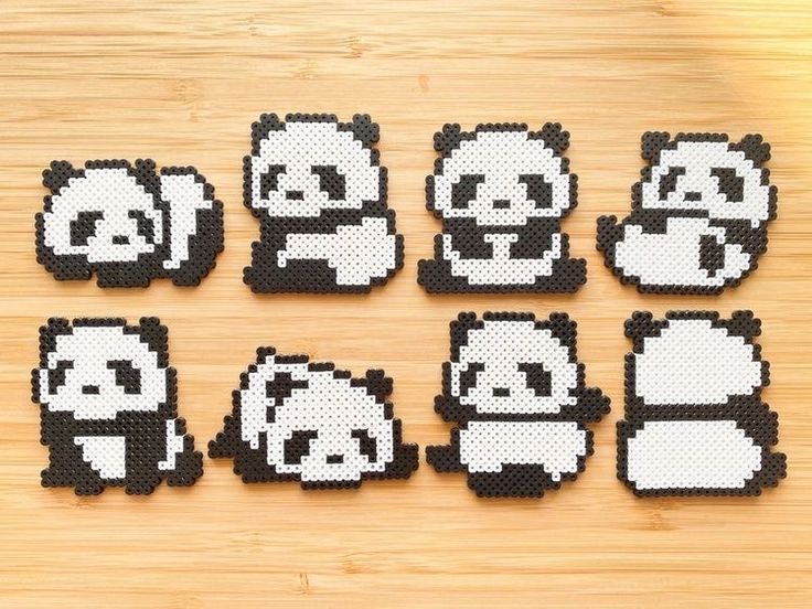 Random Panda Perler Bead  Random 8