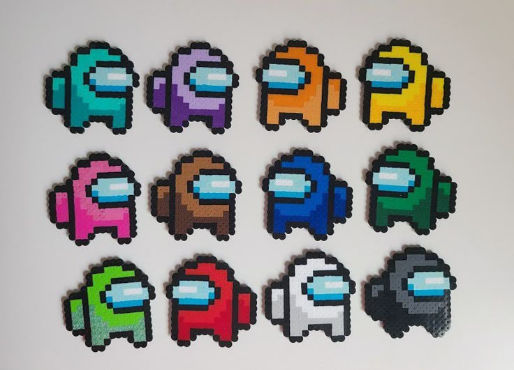 Among Us Perler Bead Random 12