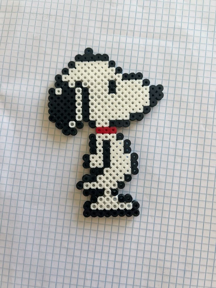 Snoopy Perler Bead